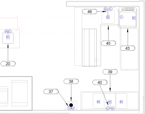 Foodservice MEP Connection Points - Place & Tag